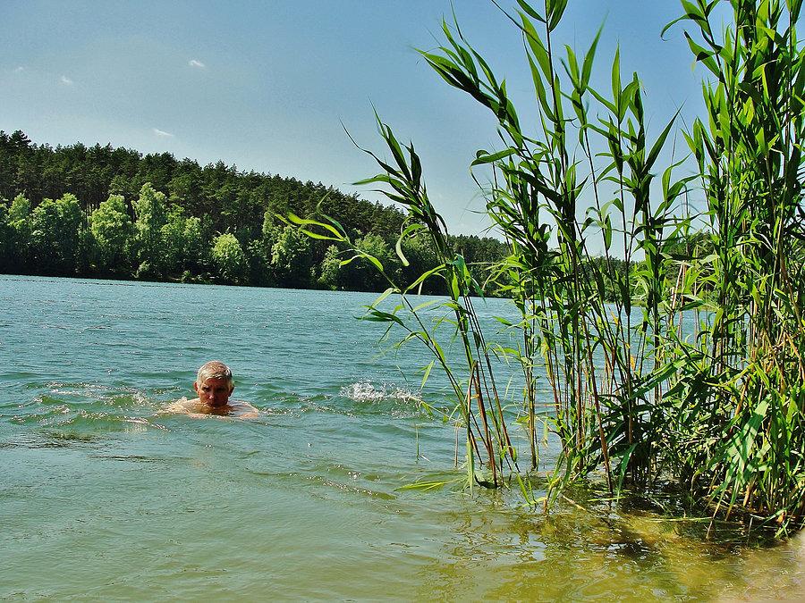 Wycieczka do Borówna - kąpanie