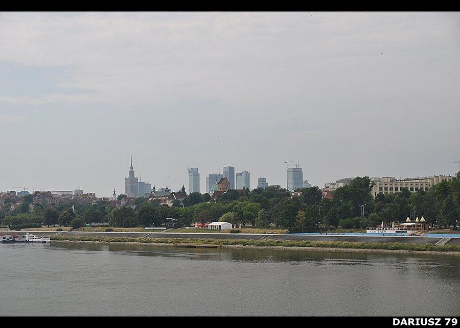 Warszawa - Widok z Mostu Gdańskiego