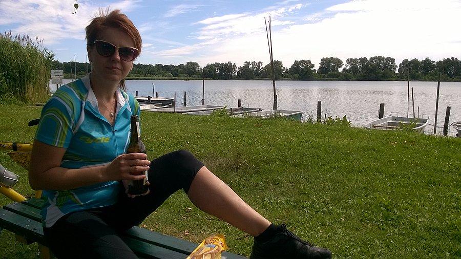 Nad jeziorem w Löcknitz