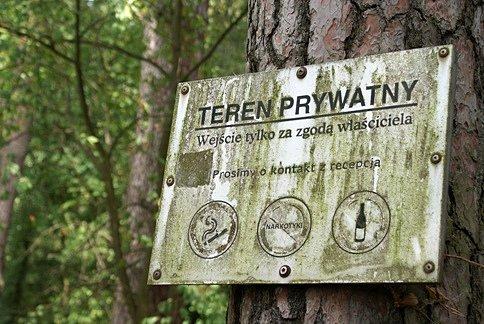 Na terenie Ośrodka Chrześcijańskiego w Zakościelu nie wolno!