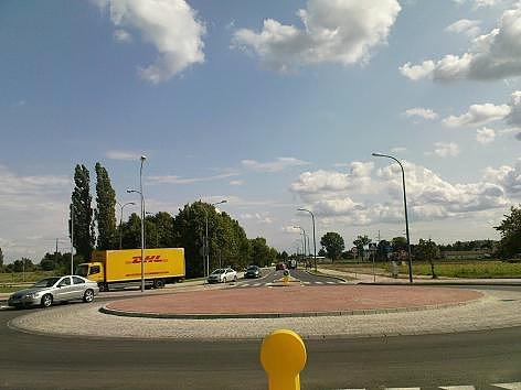 Ulica Mleczarska po remoncie- widok na południe