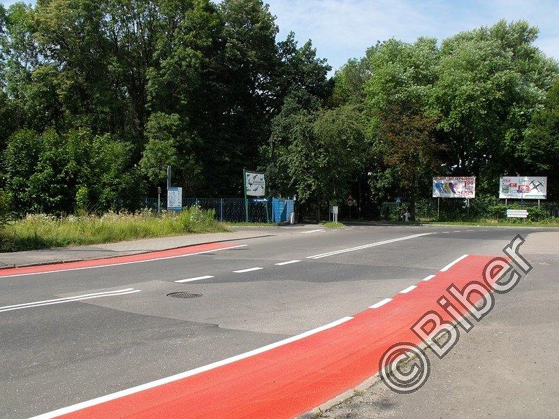 Zakończenie nowej DDR przy skrzyżowaniu Piłsudskiego/Roosevelta w Zabrzu
