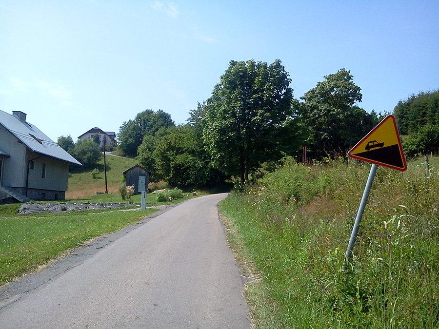 Podjazd do Istebnej