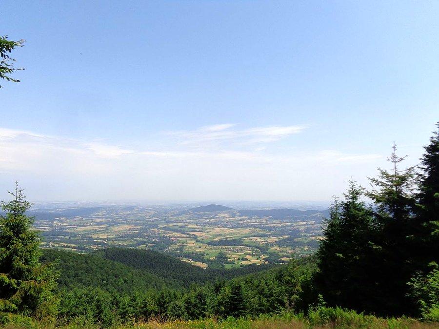 Widokówka z okolic Lubomira