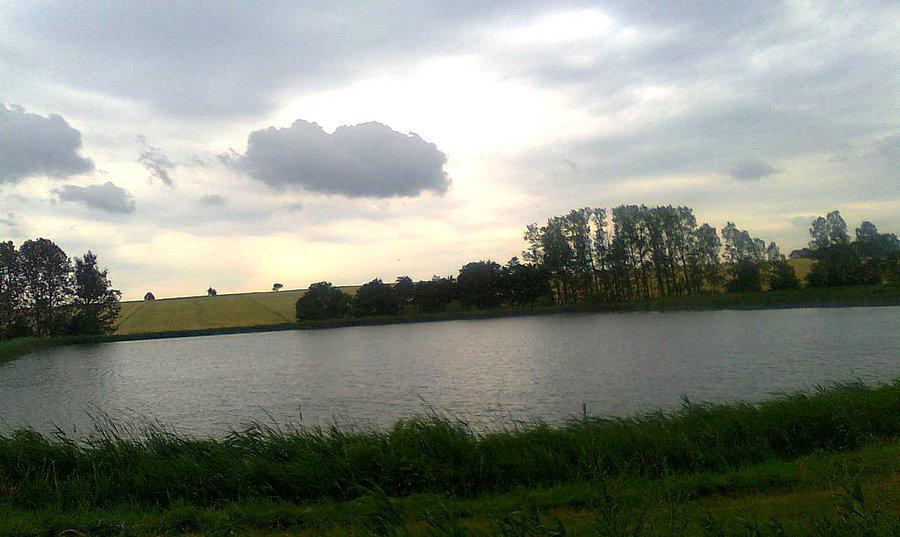 Łany - zalew