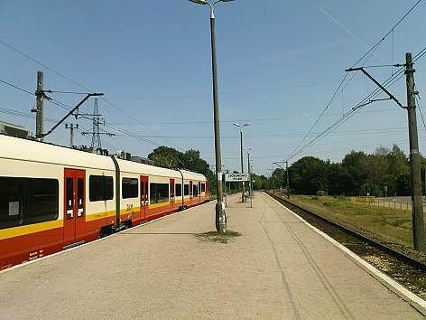 Przystanek kolejowy Legionowo Piaski - kiedyś nosił nazwę Łajski