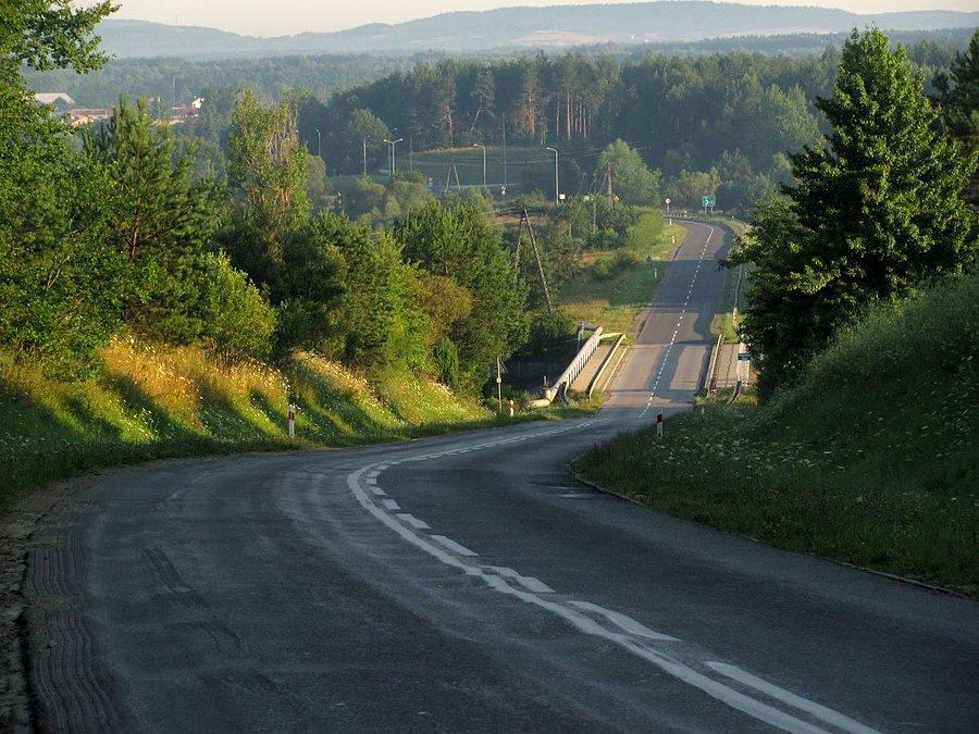 Hopkowany teren z rana