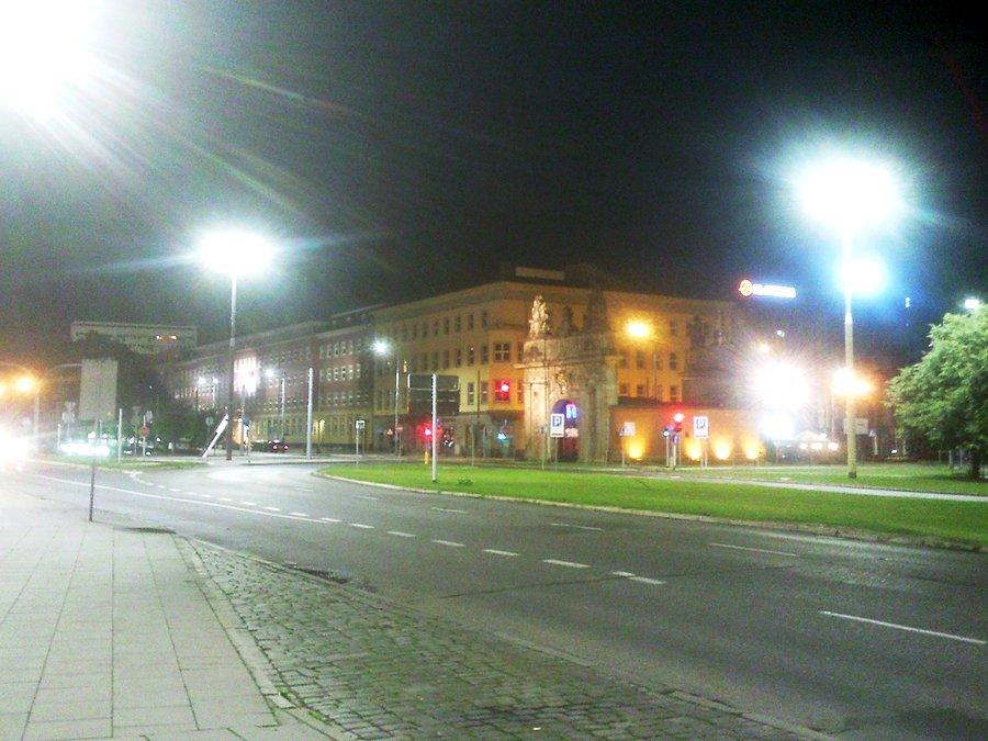 Szczecin nocą