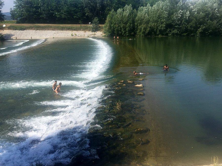 W drodze do Lukki skorzystałem z dziej rzeki i jej atrakcji