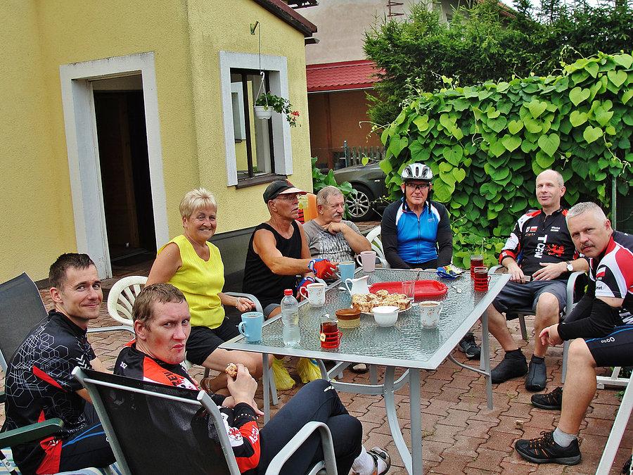 Przystanek Tleń. Wracamy do domu. W Ocyplu wpadliśmy na kawę do moich znajomych