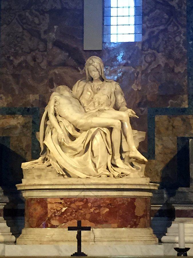 Pieta Michała Anioła w oryginale