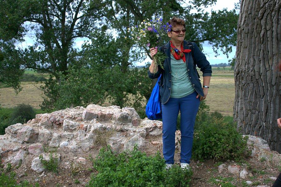 Solenizantka Ania na ruinach