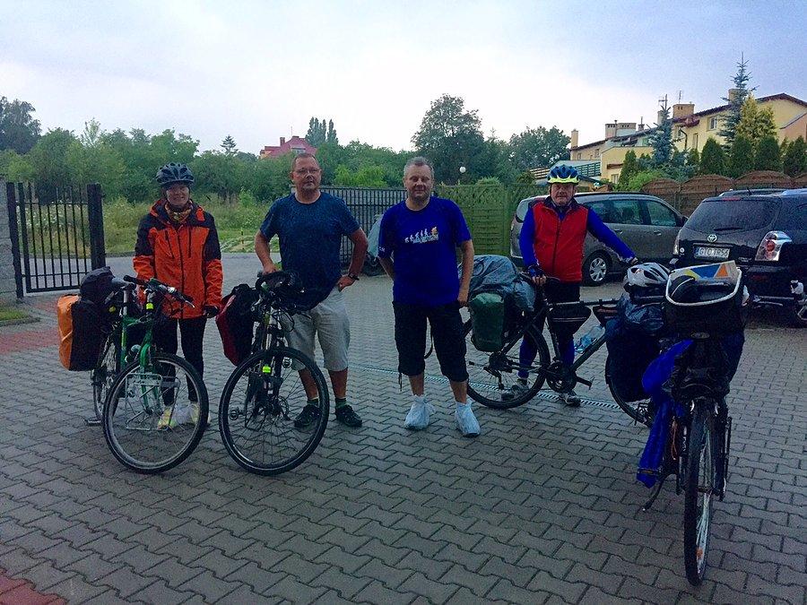 Grupa bikerów z Piotrkowa