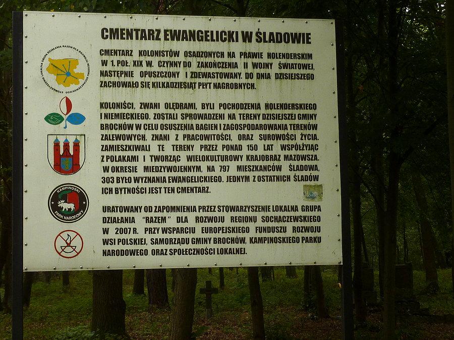 Cmantarz osadników olęderskich w Śladowie