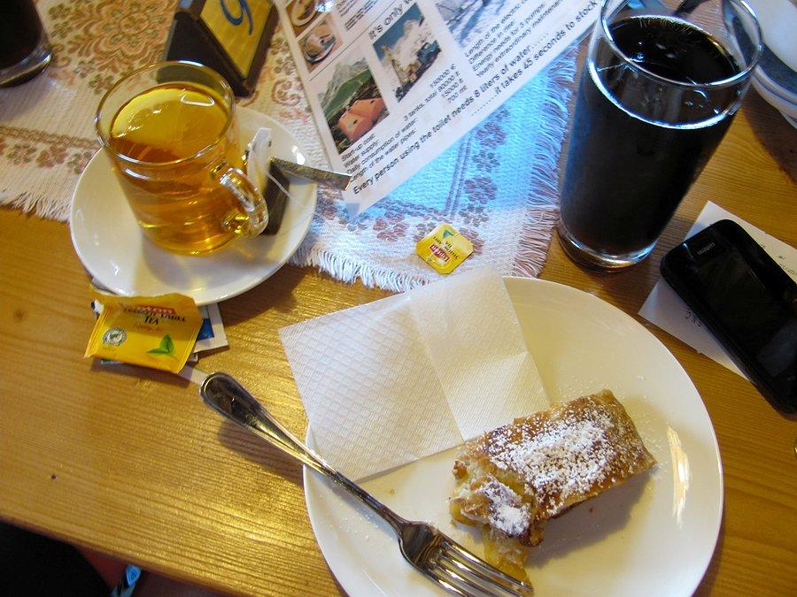 Mała zakąska na górze