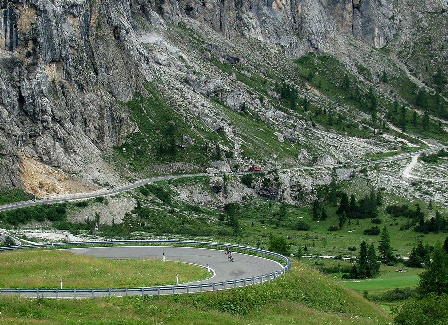 Zjeździk w Val Gardena