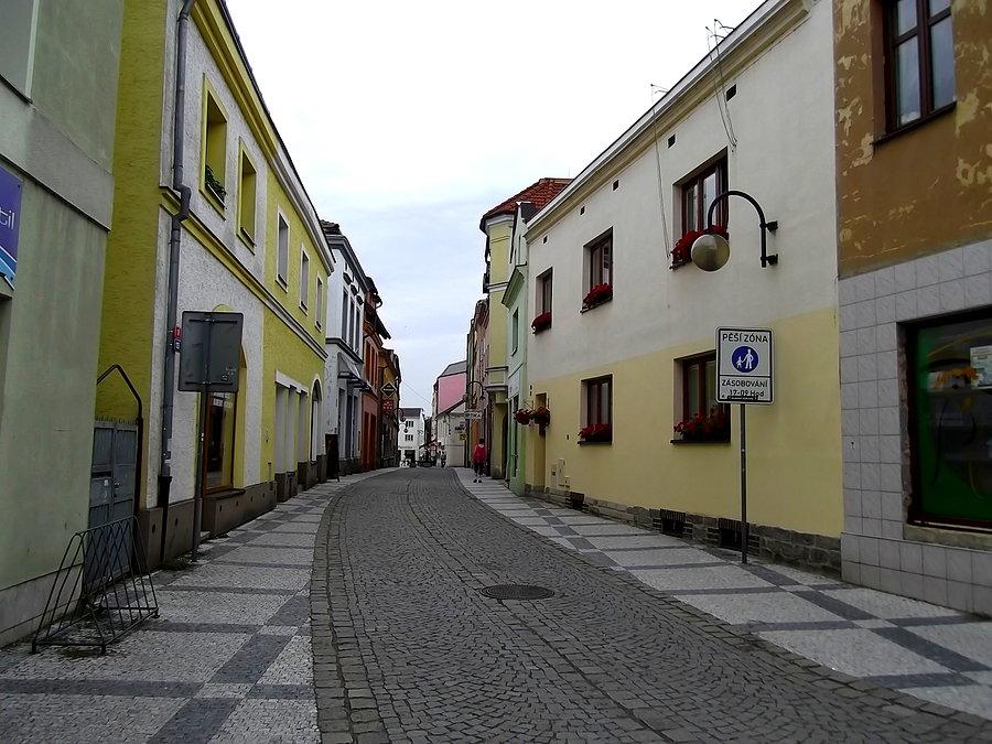 Hlučín - uliczki w okolicy rynku
