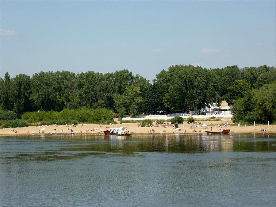 Plaża po praskiej stronie