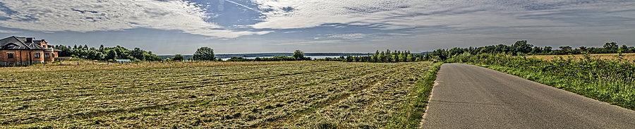 Panorama na zalew Sulejowski