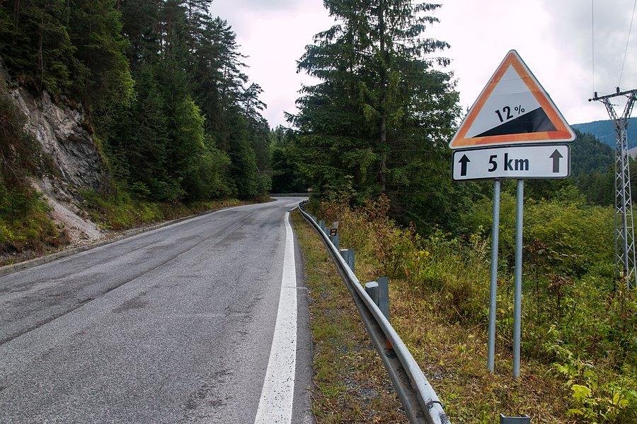 No to zaczynamy właściwą część podjazdu