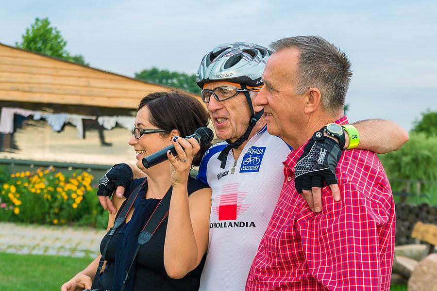 Częstochowska Mini Orbita 2015 - z gospodarzem Folwarku Kamyk Z. Bartelakiem i Sylwią