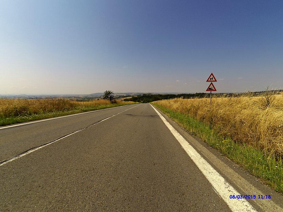 12% zjazd i piekny widok okolicy