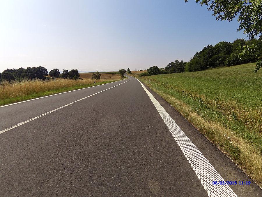 Drogi fajne i w miarę puste jak na dzień roboczy