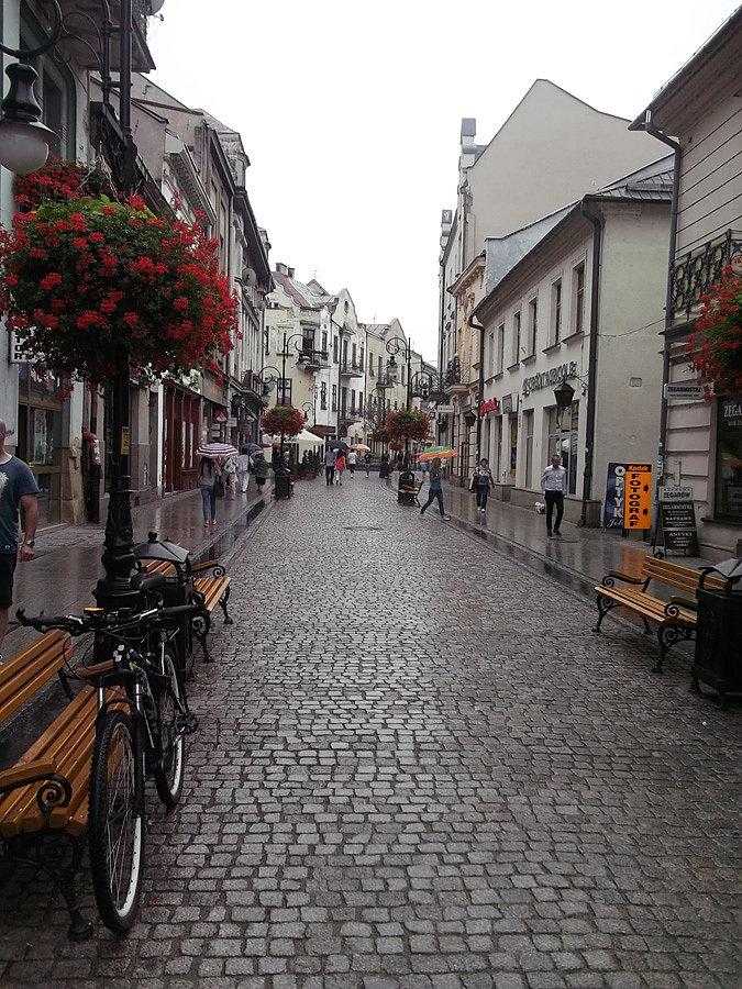 Deszczowy Nowy Sącz