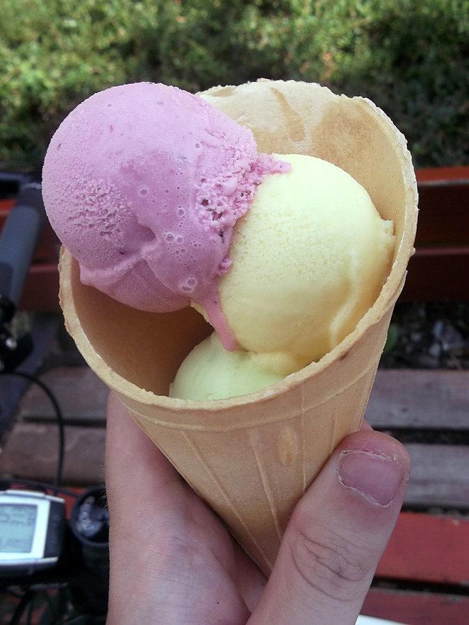 Lody w Starym Sączu