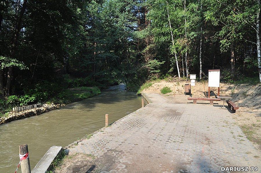 Bukowno - Przystań kajakowa na rzece Sztoła