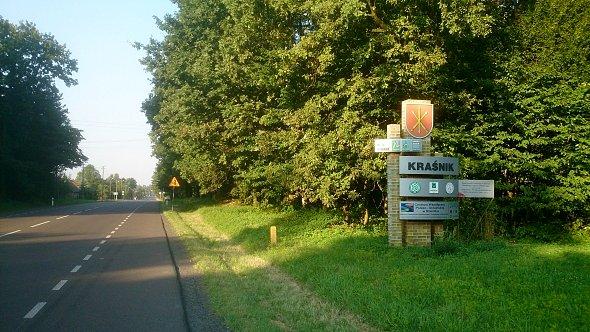 Przy wieździe do Kraśnika