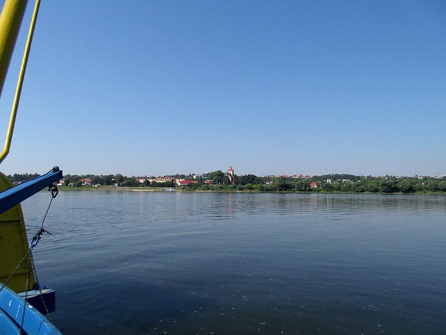 Wisełka widziana z promu