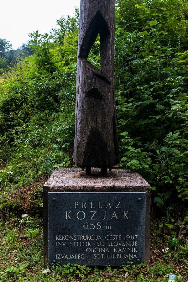 Przełęcz Kozjak- 658 m