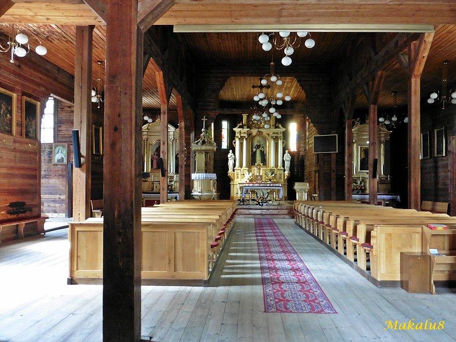 Bór Zapilski-wnętrze kościoła