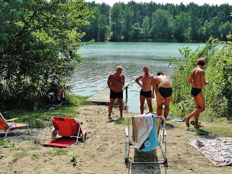 Wycieczka nad jezioro, do Borówna