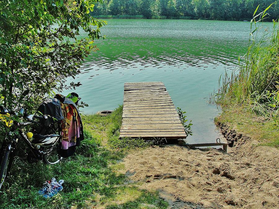 Wycieczka nad jezioro, do Borówna
