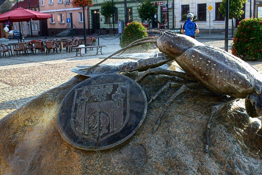 Pomnik - Fontanna Wielkiego Raka w Moryniu