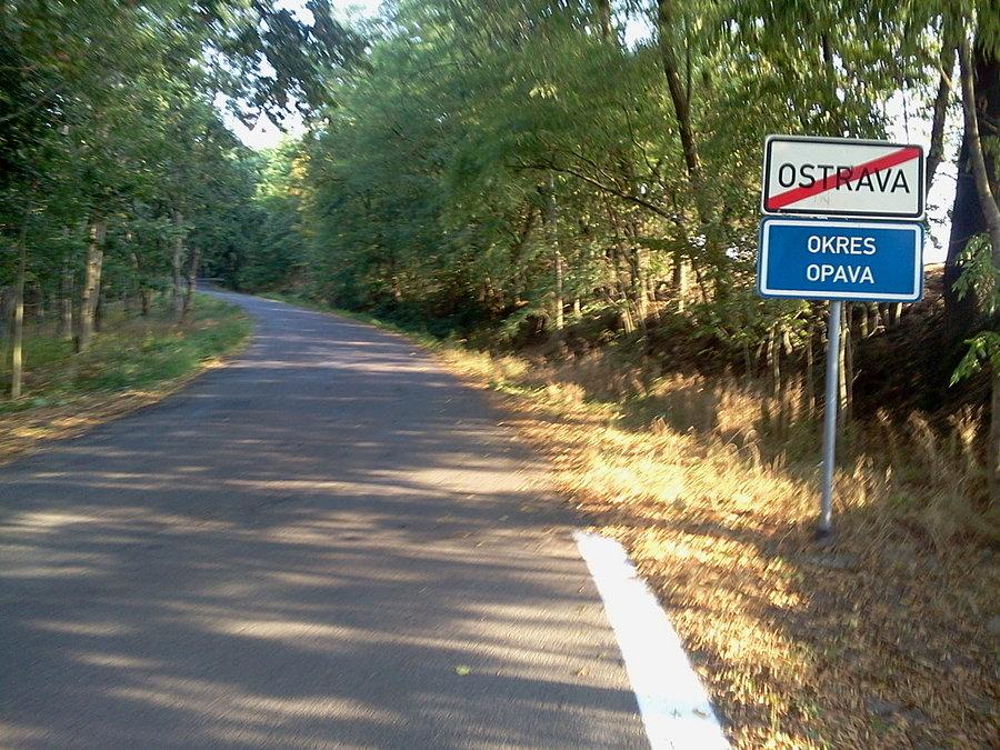 Na podjeździe do Dobroslavic