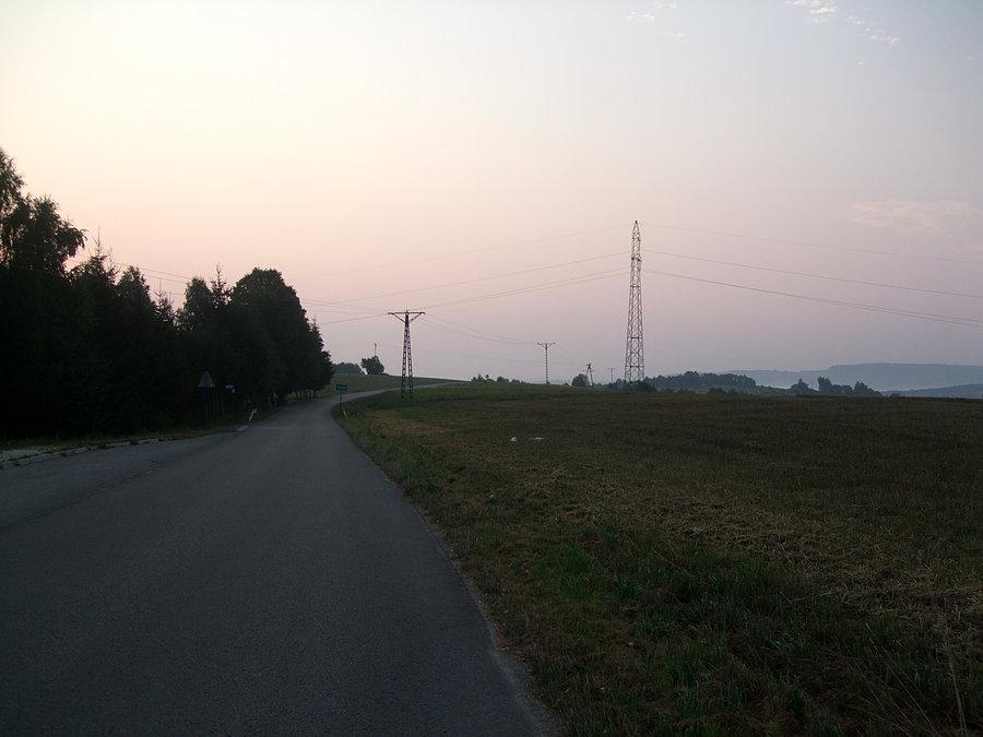 Powolny wschód nad pogórzem