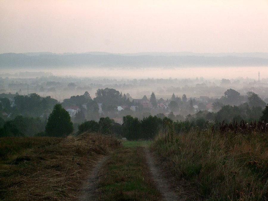 Dynów we mgle