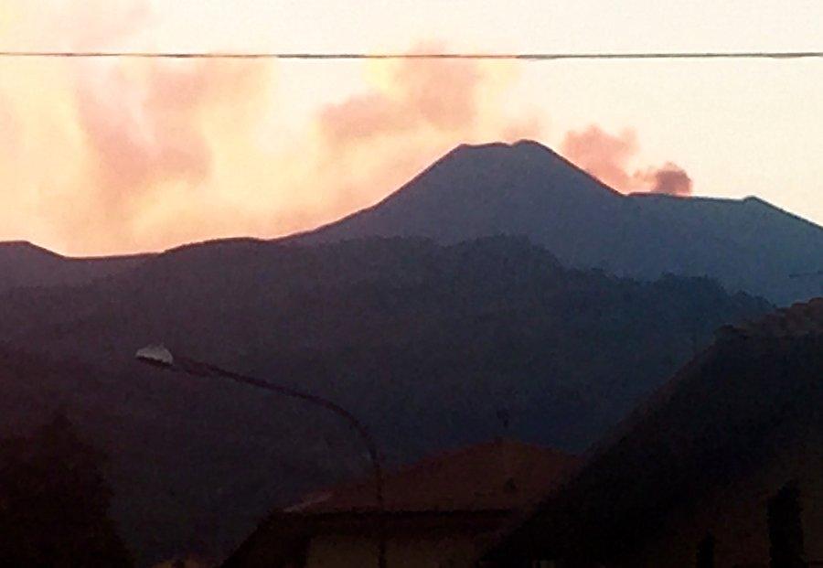 Etna wieczorową porą