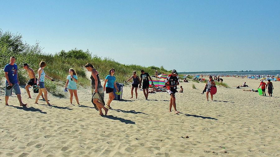 Wycieczka do Jantaru, plażowanie