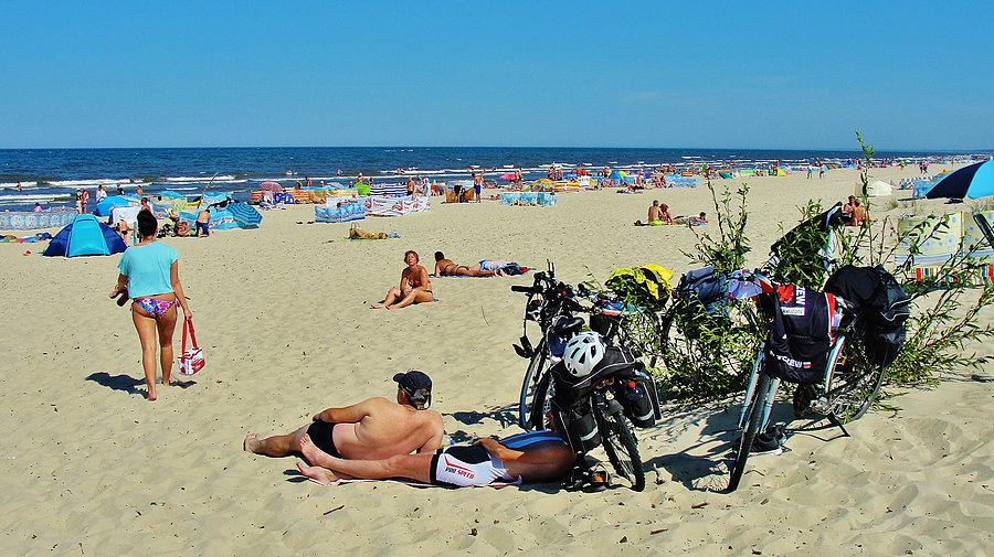 Wycieczka do Jantaru, plażowanie