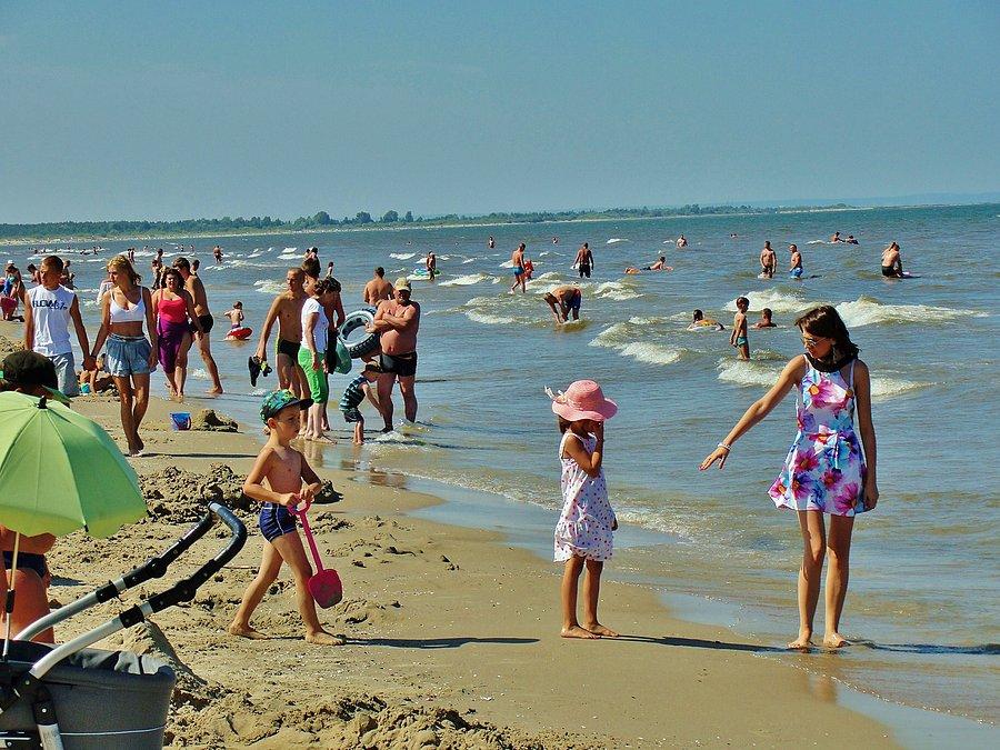 Wycieczka do Jantaru, plażowanie