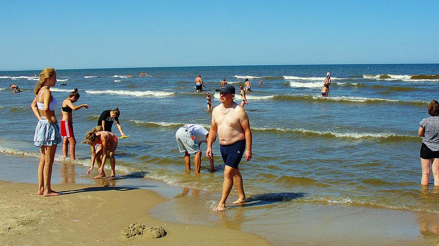 Wycieczka do Jantaru, plażowanie