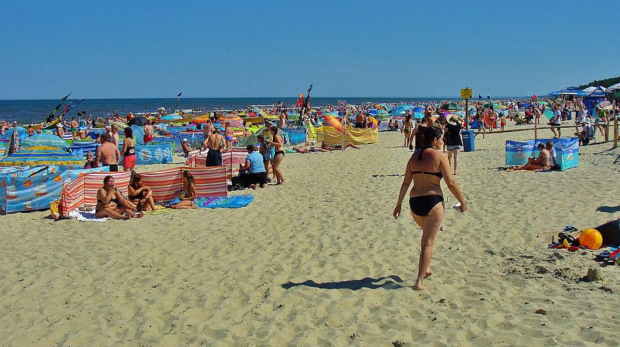 Wycieczka do Jantaru, plażowanie