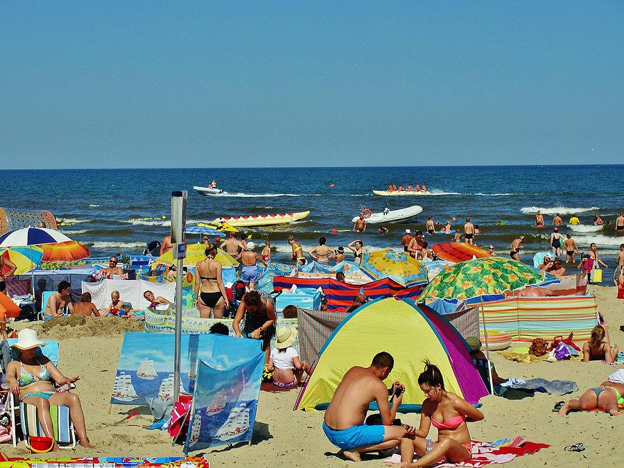 Wycieczka do Jantaru, plażowanie