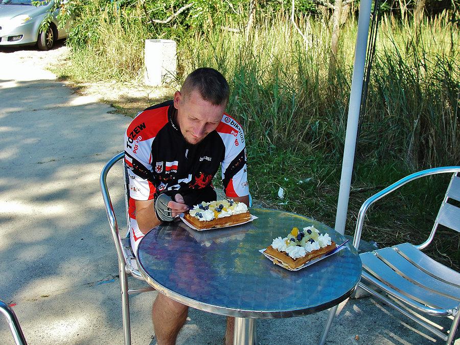 Wycieczka do Jantaru - tradycyjnie, gofry trzeba było zaliczyć :)))