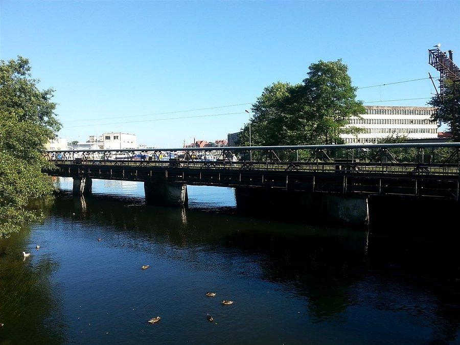 Tradycyjna z mostu na Słupi. Ustka