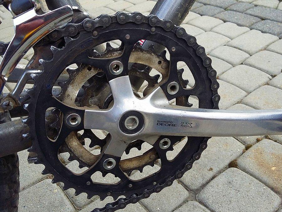 Retro Shimano LX - korba na kwadrat